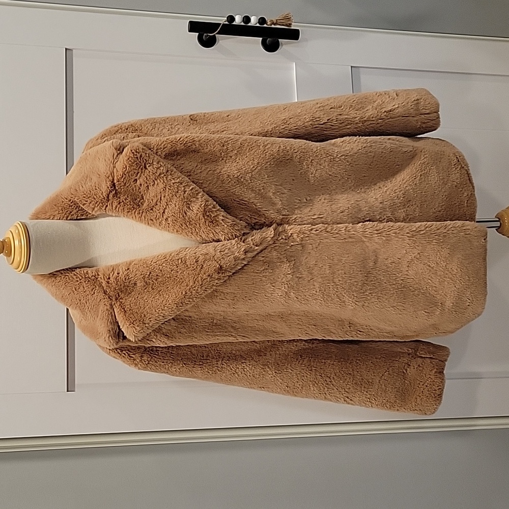 Faux fur jacket